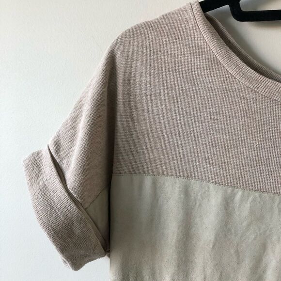 ALLSAINTS Diego Tee Cream/Wheat Colour - Picture 3 of 10